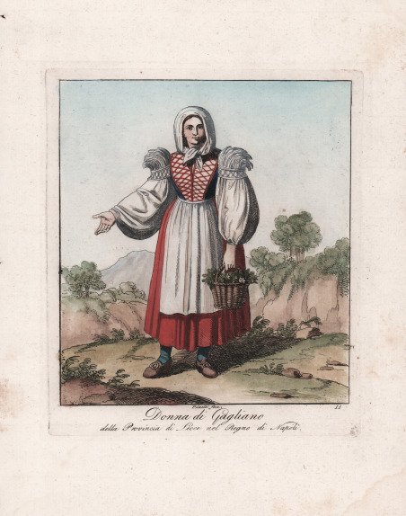 Donna di Gagliano della Provincia di Lecce nel Regno di …