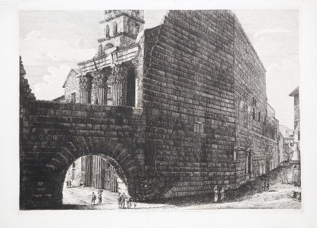 Veduta della parte degl'avanzi del Foro di Nerva da altri …