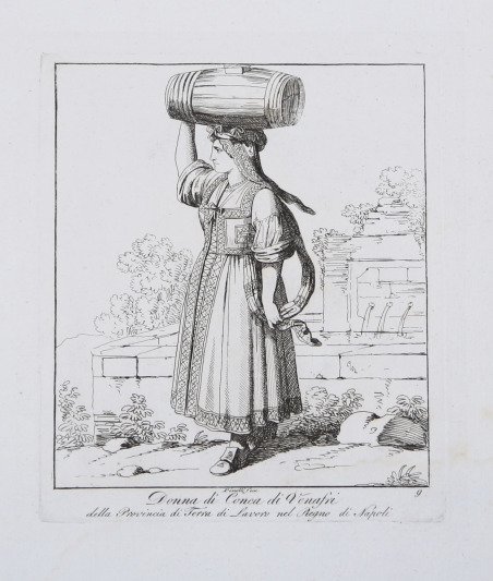 Donna di Conca di Venafri nella Provincia di Terra di …