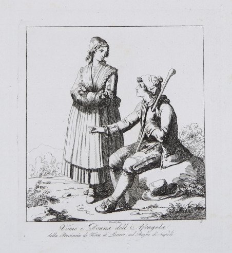 Uomo e Donna dell'Afragola della Provincia di Terra di Lavoro …