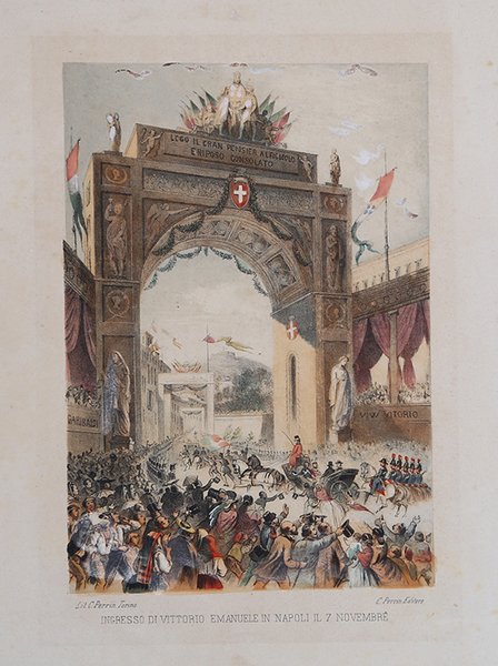 Ingresso di Vittorio Emanuele in Napoli il 7 Novembre