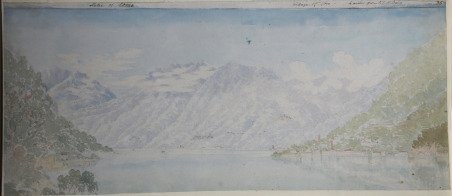 Lake of Como, villane of Torno 6 miles from city …