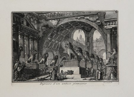 Ingresso d'un antico ginnasio