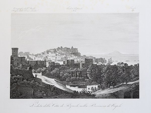 Veduta della Città di Pozzuoli nella Provincia di Napoli