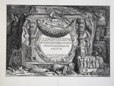 Frontespizio con dedica a Clemente XIII
