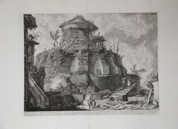 Veduta dell'Avanzo del Sepolcro de' Scipioni fuori di Porta S. …