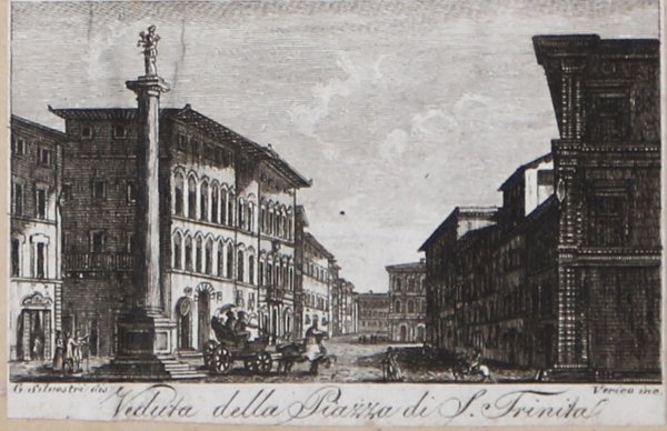 Veduta della Piazza di S. Trinita