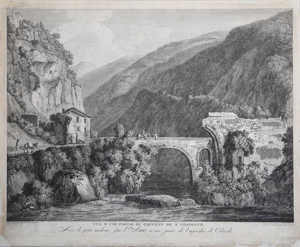 Vue d'une partie du Couvent de st. Cosimato