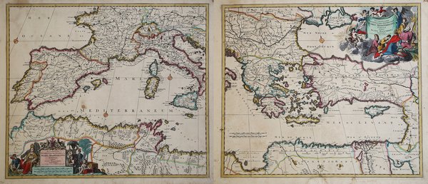 Accuratissima Occidentalioris Districtus Maris Mediterranei Tabula