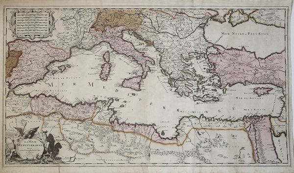 La Mer Mediterranee divi sée en ses Principales Parties ou …