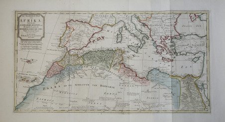 Het Noordelijkste deel van Africa, behelzende Barbarie, Egypt alsmede de …