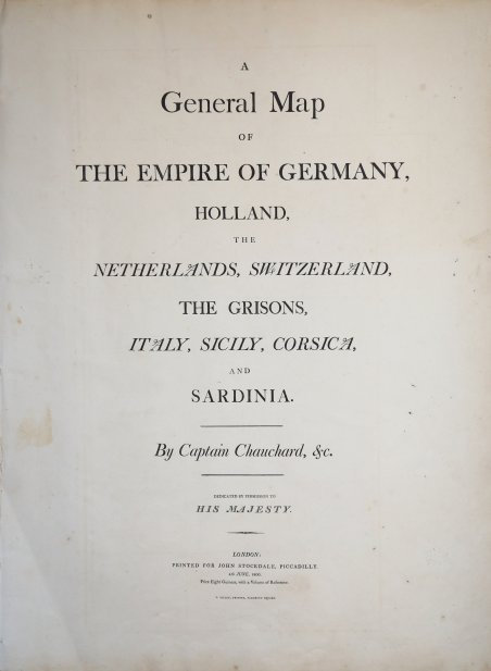 A General Map of the Empire of Germany [.] the …