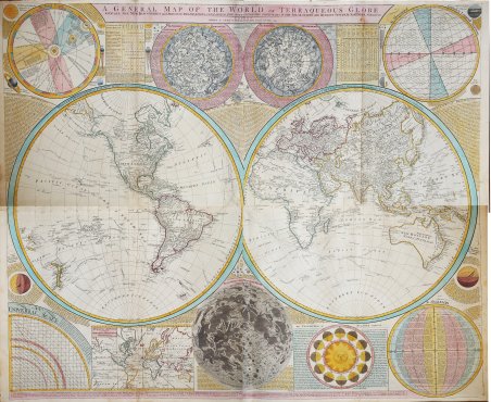 A General Map of the World, or Terraqueouis Globe with …