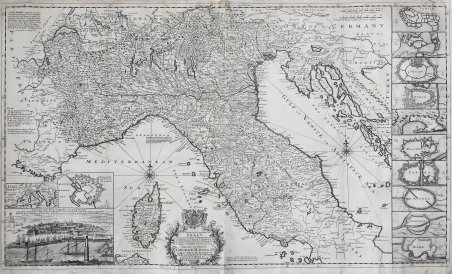 A New Map of Upper Part of Italy