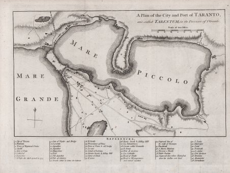 A Plan of the City and Port of Taranto.