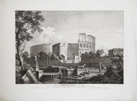 A View of Amphitheatre, at Rome, as it now appears