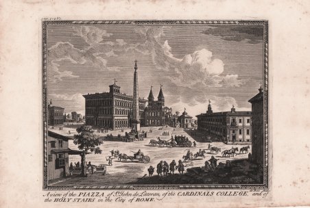 A View of the Piazza of St. John de Lateran, …