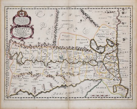 Aegyptus Antiqua divisa in Nomos. Authore P. Duval Abbeviliense…
