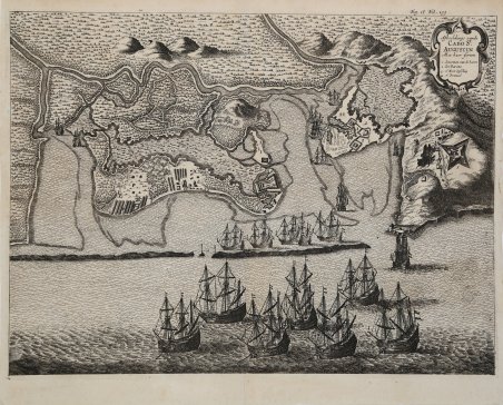 Afbeeldinge vande Cabo St. Augustin met haer Forten