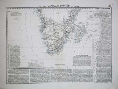 Affrica Meridionale con l'Isola di Madagascar e gli Arcipelaghi Vicini