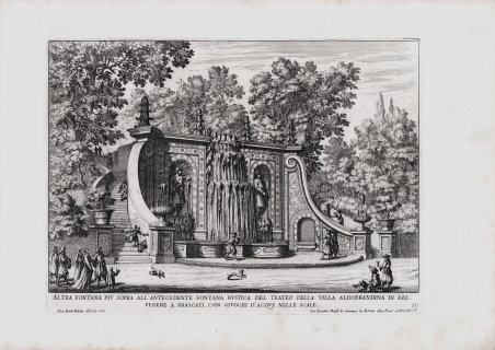 Altra Fontana più sopra all'antecedente Fontana Rustica del Teatro della …