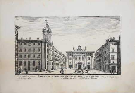 Altra Veduta della Piazza di M.te Giordano ampliata da N. …