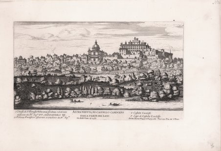 Altra veduta di Castello Candolfo dalla parte del'lago