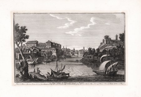 Altra veduta di Ripa grande verso Ponente