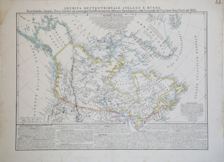 America Settentrionale Inglese e Russa Groenlandia, Islanda, Terre Artiche col …