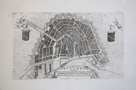 Amsterdam, dedicata dal P. Coronelli Cosmografo della S.S. Repubblica di …