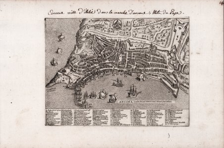 ANCONA Civitas Piceni celeberrima, ad mare Adriaticum