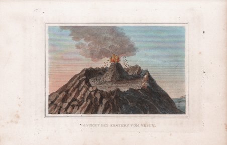 Ansicht des Kraters Vom Vesuv