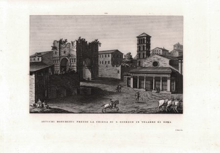 Antichi Monumenti presso la Chiesa di S. Giorgio in Velabro …