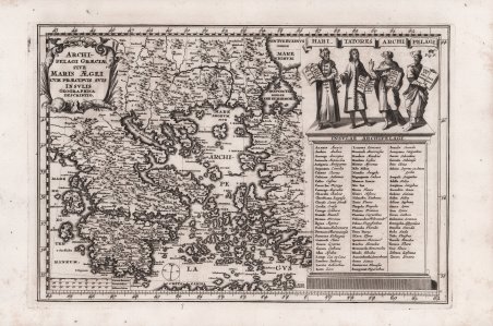 Archipelagi Graeciae sive Maris Aegei cum praecipuis suis insulis Geographica …