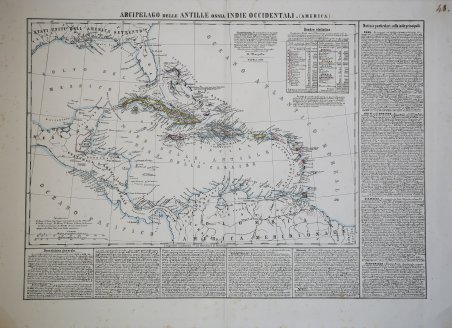 Arcipelago delle Antille ossia Indie occidentali. (America)