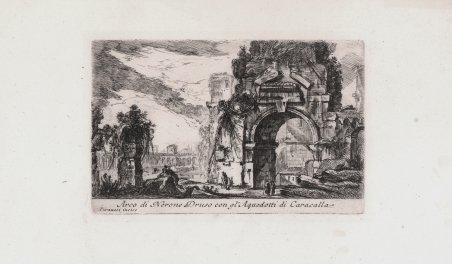 Arco di Nerone Druso con gll'Aquedotti di Caracalla