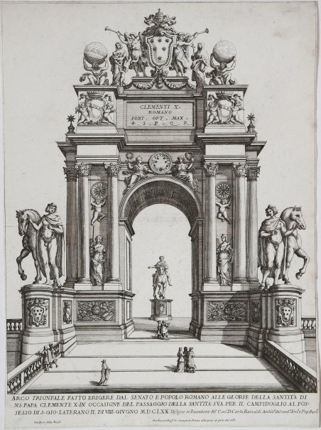 Arco trionfale fatto erigere dal Senato e Popolo Romano alle …