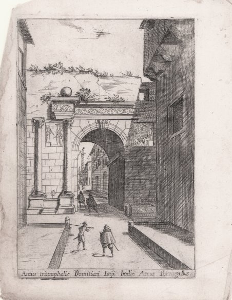 Arcus triumphalis Domitiani Imp. Hodie Arcus Portugallus