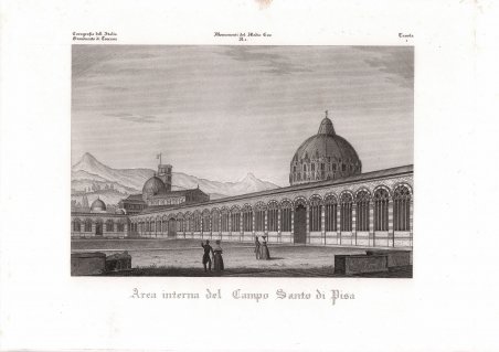 Area interna del Campo Santo di Pisa