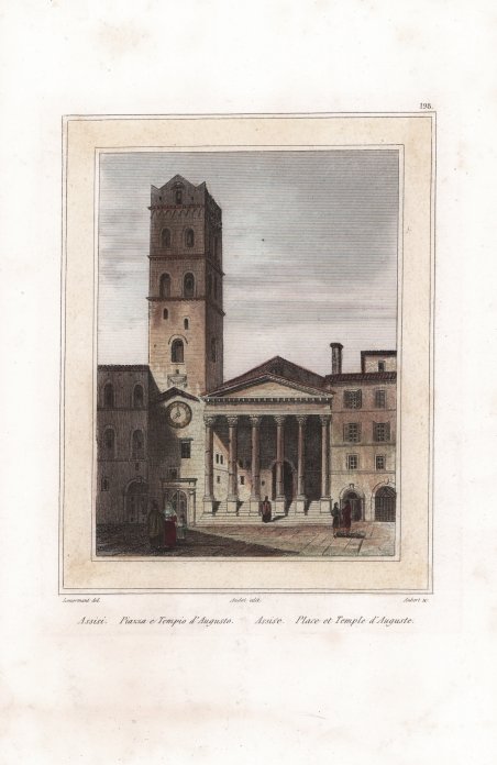 Assisi. Piazza e Tempio d'Augusto. / Assise. Place et Temple … | Immagine principale