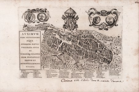 AUXIMUM URBS VETUSTISSIMA.