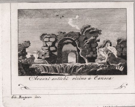 Avanzi antichi vicino a Canosa