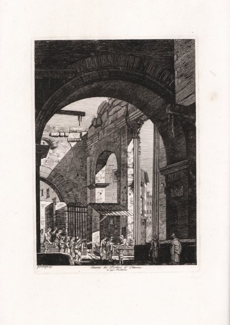 Avanzi de' Portici d'Ottavia in oggi Pescheria