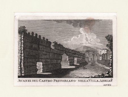 Avanzi del Castro Pretoriano nella Villa Adriana