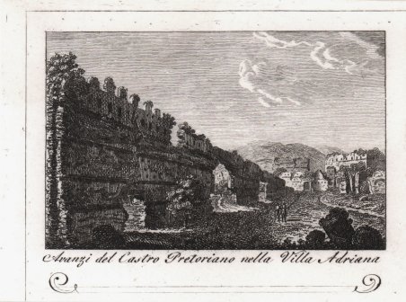 Avanzi del Castro Pretoriano nella Villa Adriana