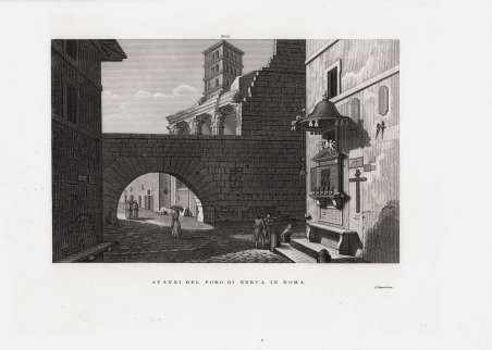 Avanzi del Foro di Nerva in Roma