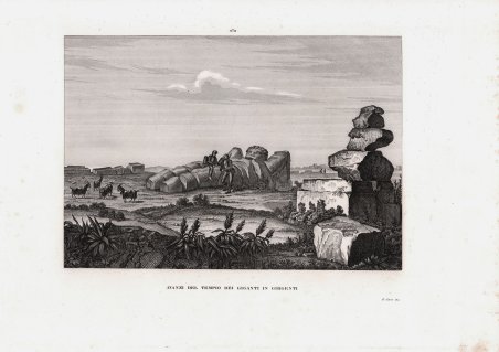 Avanzi del Tempio dei Giganti in Girgenti