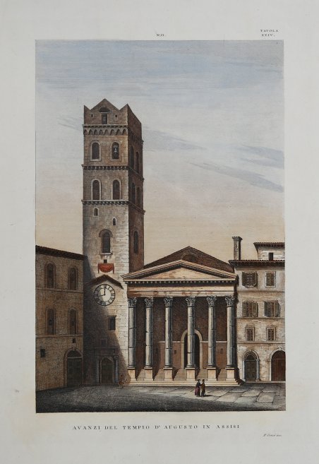 Avanzi del Tempio di Augusto in Assisi