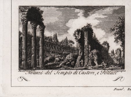 Avanzi del Tempio di Castore, e Polluce