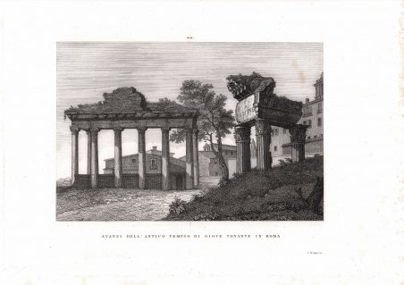 Avanzi dell'antico Tempio di Giove Tonante in Roma